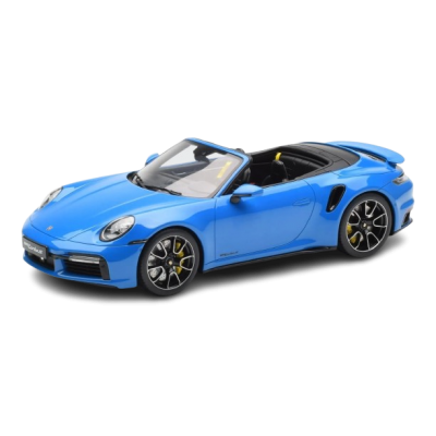 Масштабна модель Porsche 911 992 Turbo S Shark Blue GT Spirit 1/18