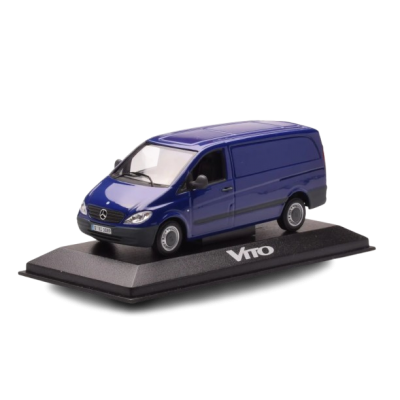 Масштабная модель Mercedes Vito W639 2003 Atlantis Blue Minichamps 1/43