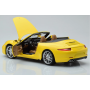 Масштабна модель Porsche 911 991.1 Carrera S Cabriolet Yellow Minichamps 1/18