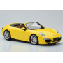 Масштабна модель Porsche 911 991.1 Carrera S Cabriolet Yellow Minichamps 1/18