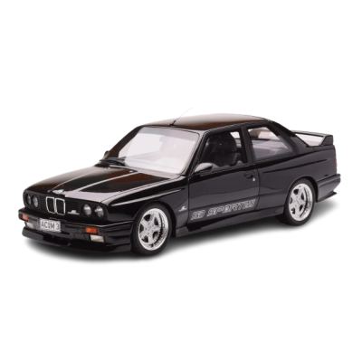 Масштабна модель BMW M3 E30 AC Schnitzer ACS3 Sport 2.5 Black Otto 1/18