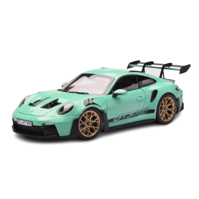 Масштабна модель Porsche 911 992 GT3 RS Mint Green Norev 1/18