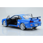 Масштабна модель Nissan Skyline GT-R R34 Calsonic Blue Solido 1/18