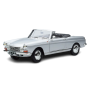 Масштабна модель Peugeot 404 Convertible 1967 Silver Norev 1/18