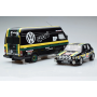 Масштабна модель VW Volkswagen LT35 + Golf 1 GTI Gr.2 Black Otto 1/18