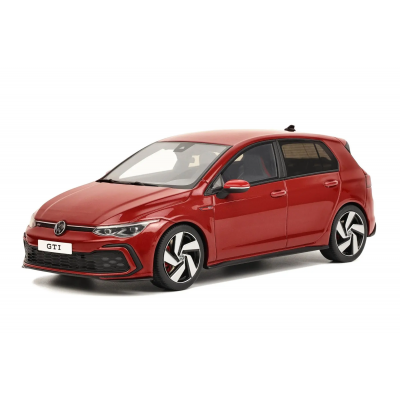 Масштабна модель VW Volkswagen Golf 8 GTI 2021 Red Otto 1/18