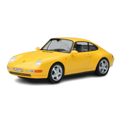 Масштабна модель Porsche 911 993 Carrera 1994 Yellow Norev 1/18