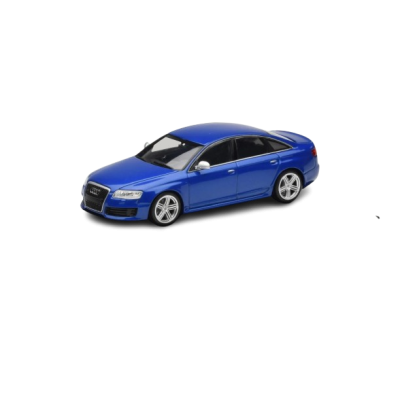 Масштабна модель Audi RS6 C6 Sedan Blue Lift Minichamps 1/43