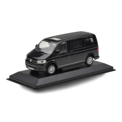 Масштабна модель VW Volkswagen T5 Bus 2010 Black Minichamps 1/43