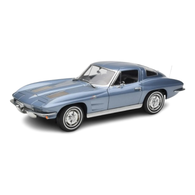 Масштабна модель Chevrolet Corvette C2 Coupe Blue Grey Metallic AUTOart 1/18