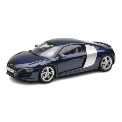 Масштабна модель Audi R8 4.2 FSi V8 Blue Kyosho 1/18