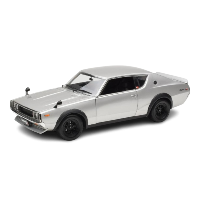 Масштабна модель Nissan Skyline 2000 GT-R KPGC 110 Silver Kyosho 1/18