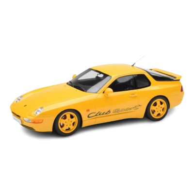 Масштабная модель Porsche 968 Clubsport Yellow GT Spirit 1/18