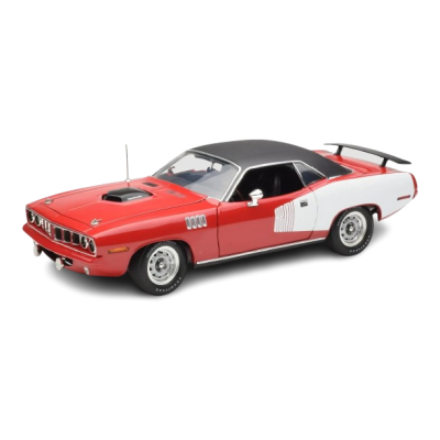 Масштабна модель Plymouth Barracuda Hemi Red With Black ACME 1/18