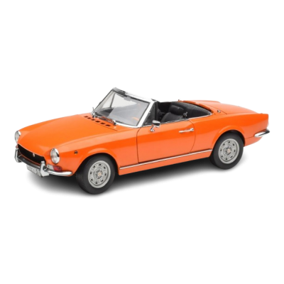 Масштабна модель Fiat 124 BS Orange SunStar 1/18