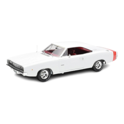 Масштабна модель Dodge Charger R/T Hemi Coupe White Auto World 1/18