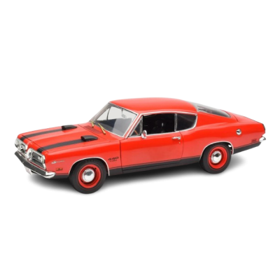 Масштабна модель Plymouth Barracuda 440 Red Highway 61 1/18