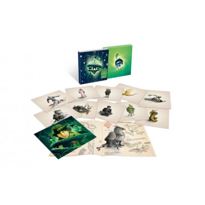 Коллекционные виниловые пластинки Doctor Who: Serpent Crest 10xLP Green & Black Limited Signed Edition