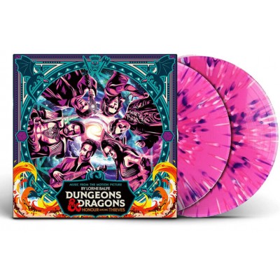 Колекційне вінілові платівки Dungeons & Dragons Honor Among Thieves Soundtrack 2xLP Pink Splatter