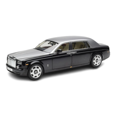 Масштабна модель Rolls Royce Phantom VII EWB Black & Silver Kyosho 1/18