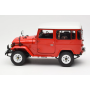 Масштабная модель Toyota Land Cruiser 40 Van Red Kyosho 1/18