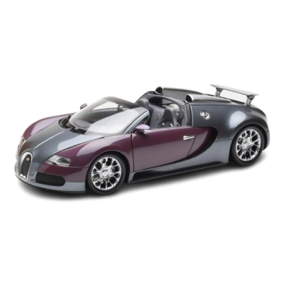 Масштабна модель Bugatti Veyron Grand Sport Gray & Purple Metallic Minichamps 1/18