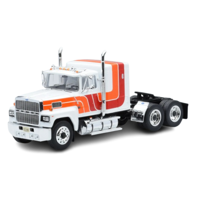 Масштабна модель Ford LTL 9000 White Red Orange IXO 1/43