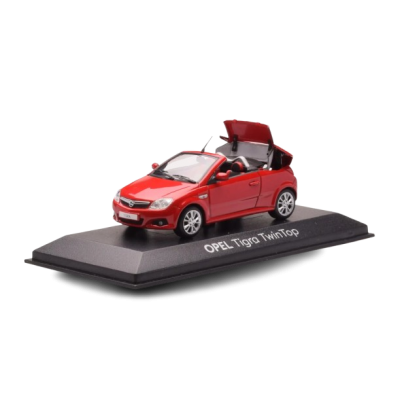 Масштабна модель Opel Tigra Twin Top 2004 Red Minichamps 1/43