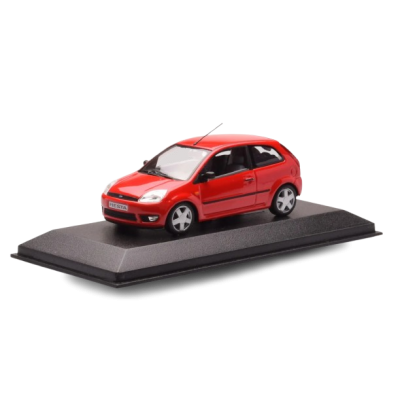 Масштабна модель Ford Fiesta MK5 2002 Red Metallic Minichamps 1/43