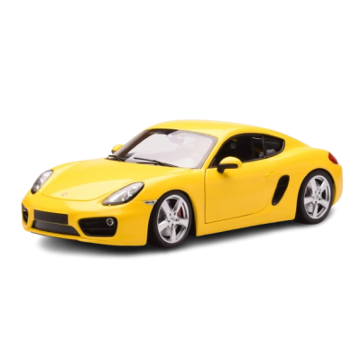 Масштабна модель Porsche Cayman 2013 Yellow Minichamps 1/18