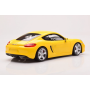 Масштабна модель Porsche Cayman 2013 Yellow Minichamps 1/18