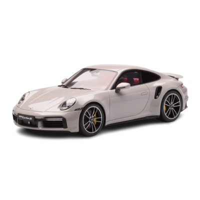 Масштабна модель Porsche 911 992 Turbo S Crayon Grey GT Spirit 1/18