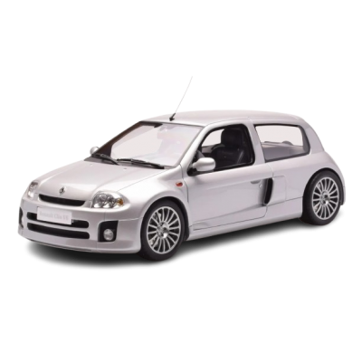 Масштабна модель Renault Clio V6 Phase 1 Silver Otto 1/18