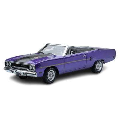 Масштабна модель Plymouth 440-6 Road Runner Cabriolet Plum Crazy Purple GMP 1/18