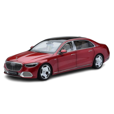 Масштабна модель Mercedes Maybach S600 V12 Biturbo Patagonia Red Almost Real 1/18