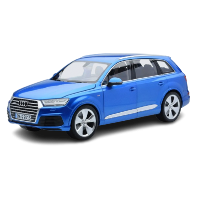 Масштабна модель Audi Q7 2015 Blue Metallic Minichamps 1/18