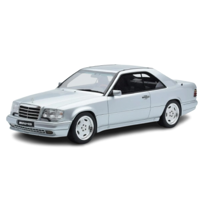 Масштабна модель Mercedes E36 C124 AMG Coupe Silver Otto 1/18