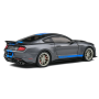 Масштабна модель Ford Shleby GT500 KR Silver With Blue Stripes Solido 1/18