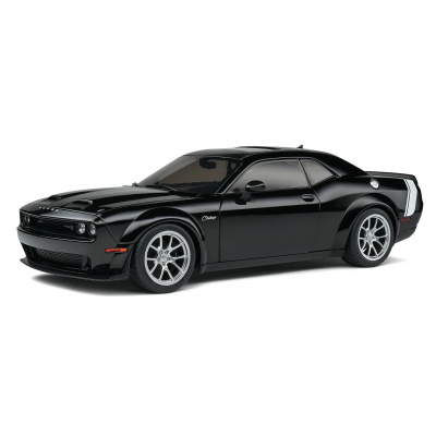 Масштабна модель Dodge Challenger SRT Hellcar Redeye Widebody Black Ghost Solido 1/18