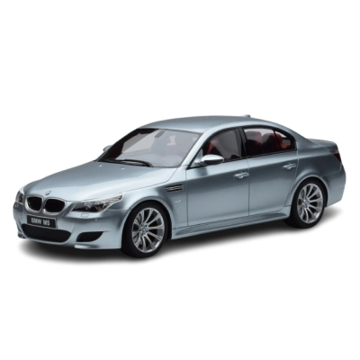 Масштабна модель BMW M5 E60 Silver Otto 1/18