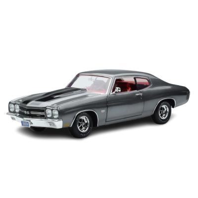 Масштабна модель Chevrolet Chevelle SS LS6 Gray ACME 1/18