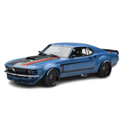 Масштабна модель Ford Mustang Boss Cobra Ruffian Cars Blue GT Spirit 1/18