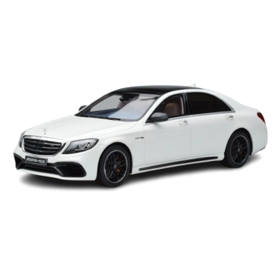 Масштабна модель Mercedes AMG S63 Diamond White GT Spirit 1/18