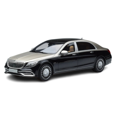 Масштабна модель Mercedes Maybach S600 Black Silver GT Spirit 1/18