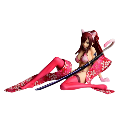 Фигурка Эрза Скарлет Cherry Blossom Cat Gravure Style Version из аниме Хвост Феи