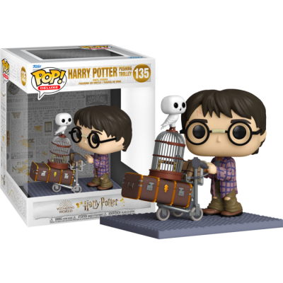 Фигурка Гарри Поттер Pushing Trolley 20th Anniversary Deluxe Pop! из фильма Гарри Поттер