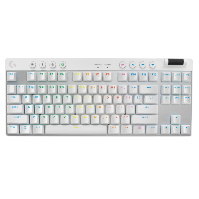 Ігрова клавіатура Logitech G Pro X TKL LightSpeed Mechanical Tactile Wireless White