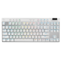Ігрова клавіатура Logitech G Pro X TKL LightSpeed Mechanical Tactile Wireless White